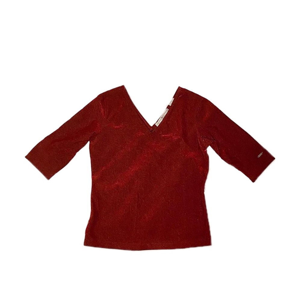 Tommy Hilfiger sparkly red top